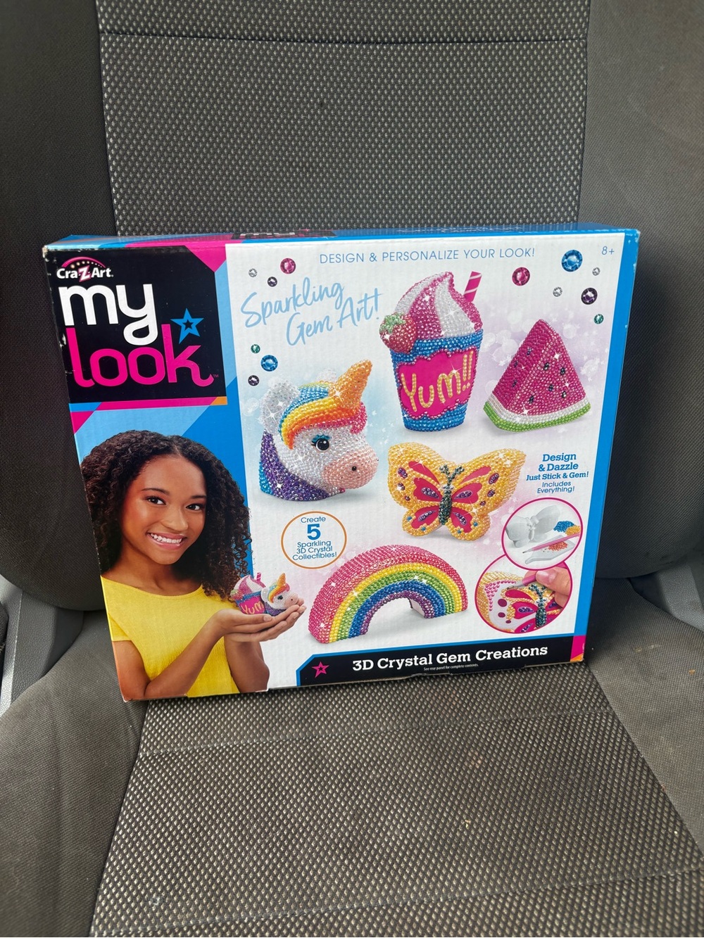 My Look 3D Crystal Gem Creations Kit - Multicolor Sparkle Set